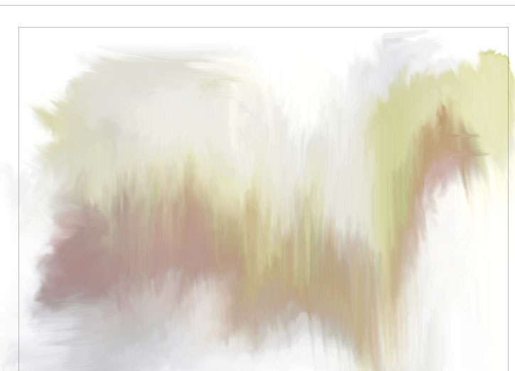 Palette Knife to create drip effect
